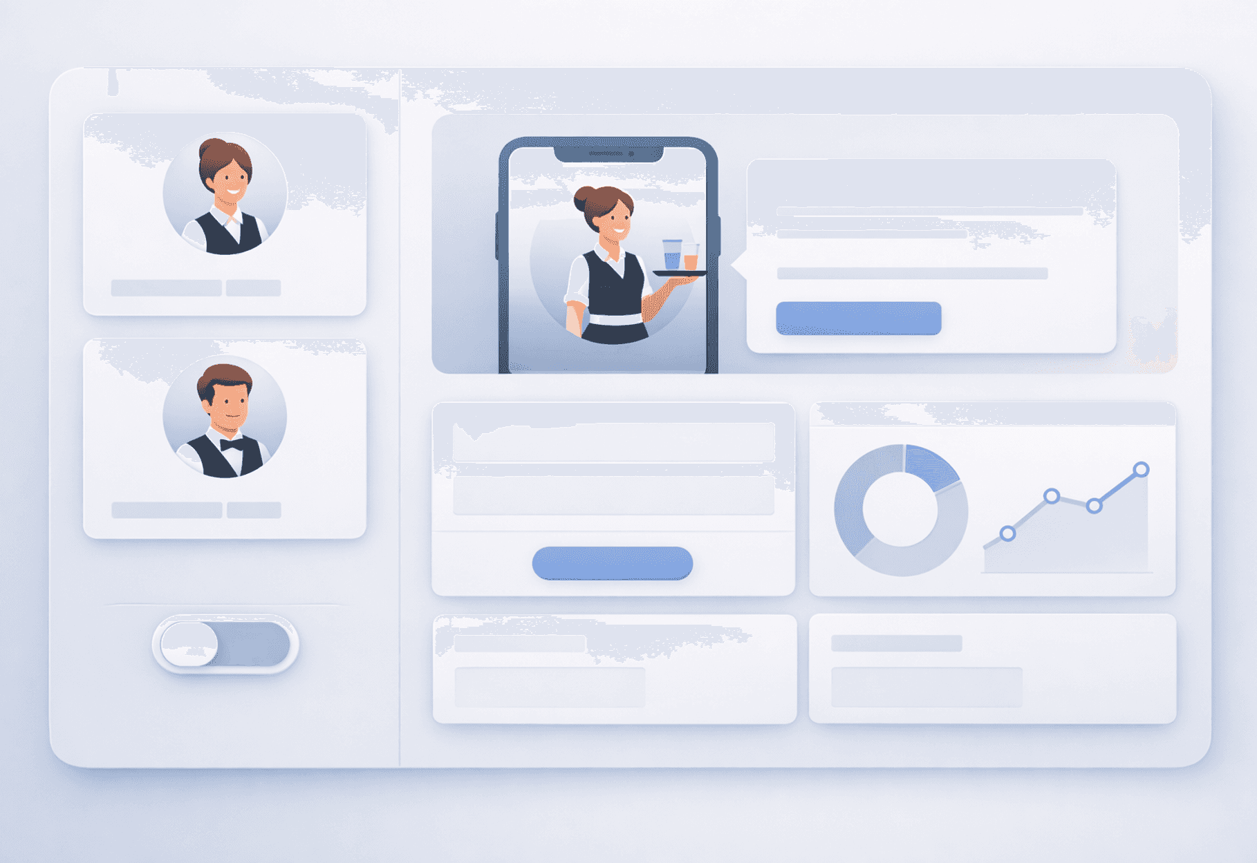 Restik: статистика по чаевым и сервису