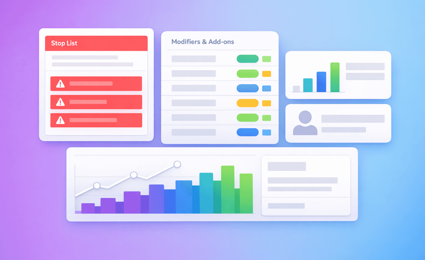 Restik: мобильный официант — стоп‑листы и модификаторы