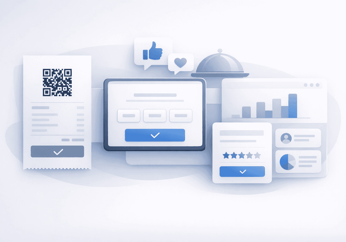 Restik: безналичные чаевые для официантов — QR на чеке и в меню