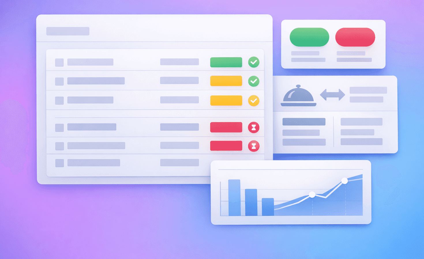 Restik: мобильный официант — контроль статусов и курсов