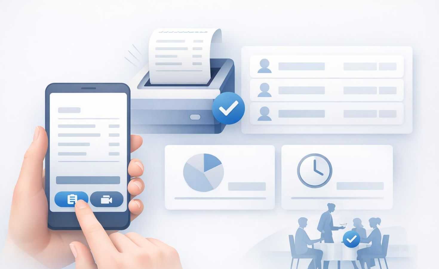 Restik: мобильный официант — контроль статусов и процессов