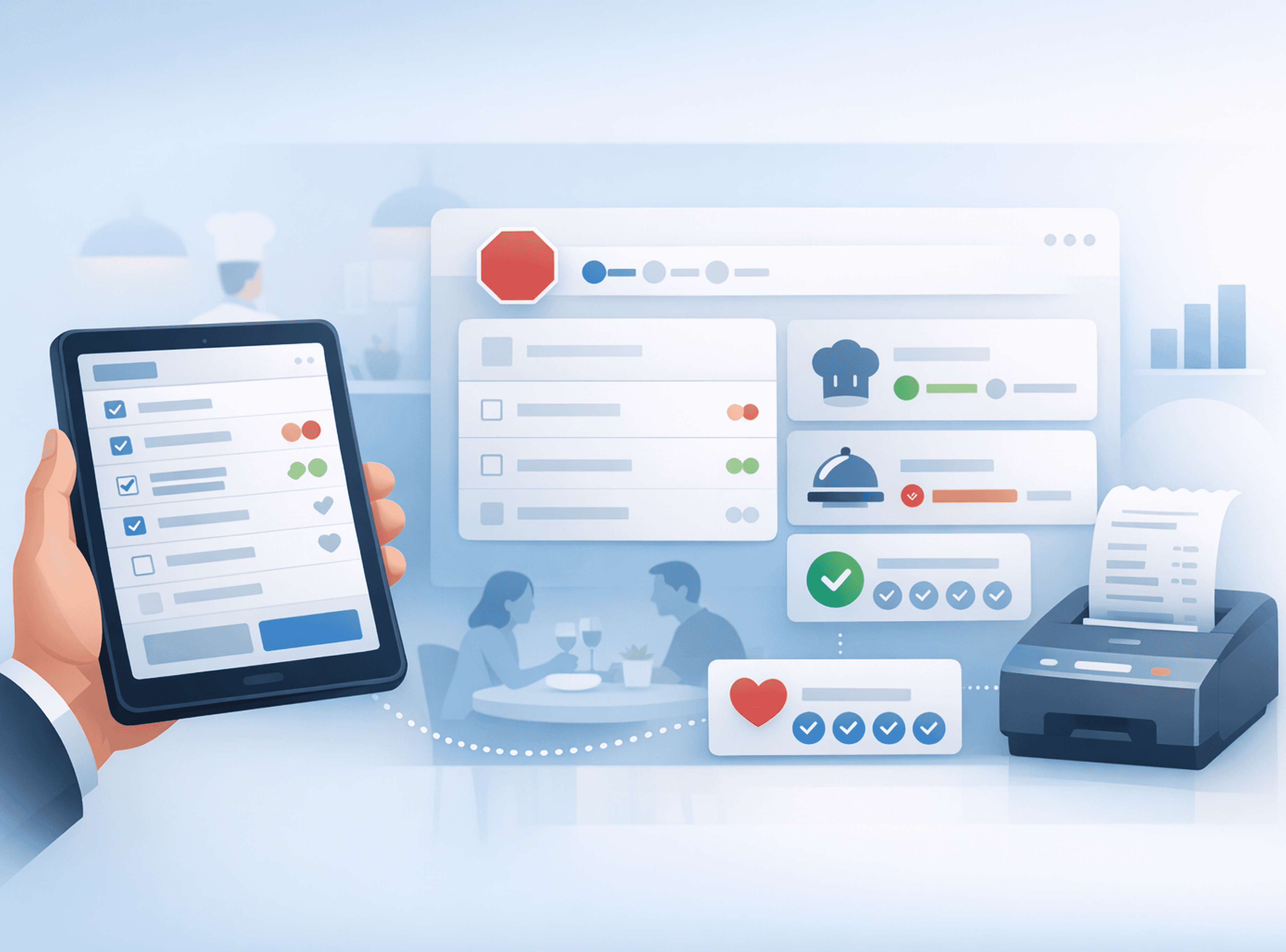 Restik: мобильный официант — приём заказов у столика в Restik POS